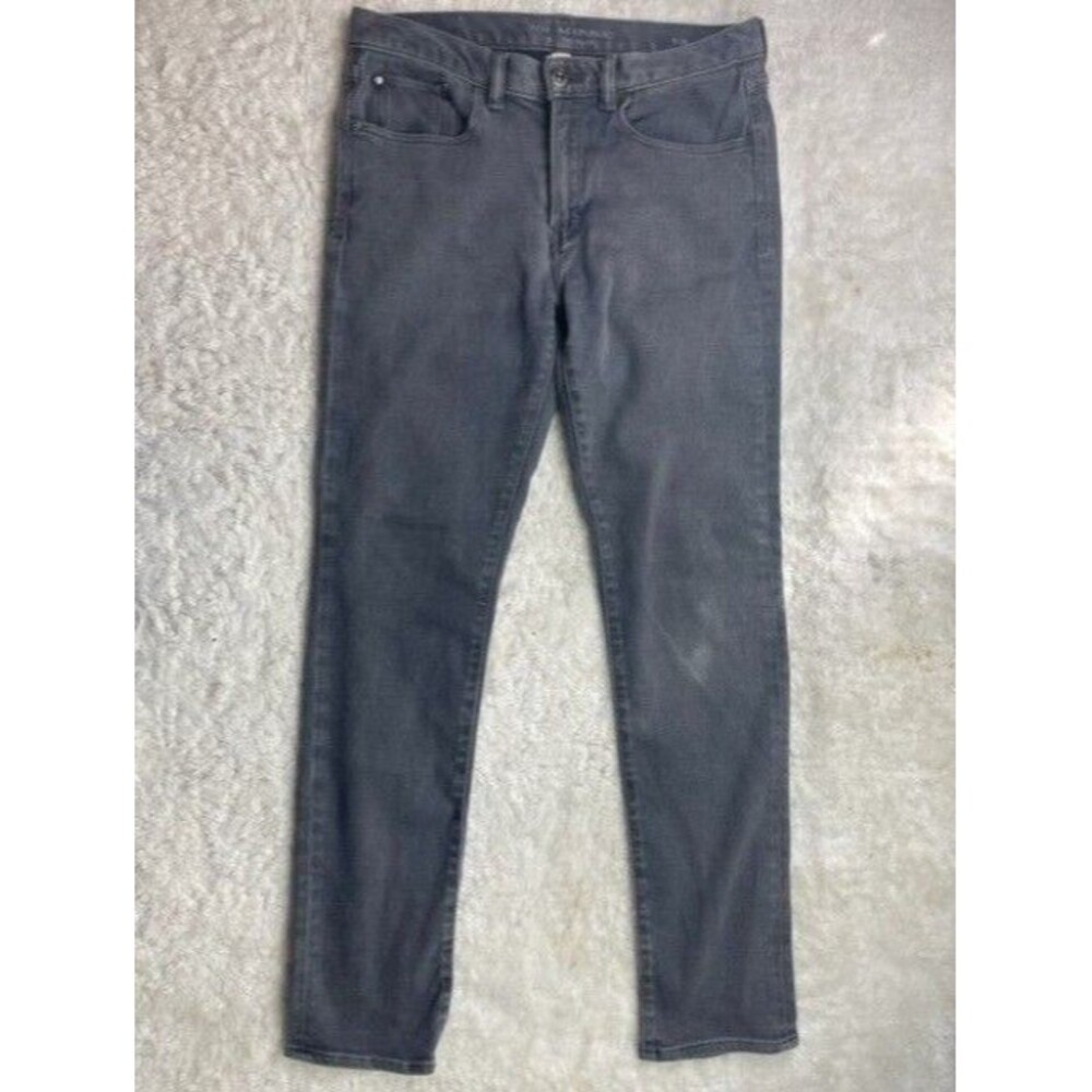 Banana Republic Size 31x32 Slim (Actual Inseam 30.5) Mens Jean Gray The Traveler